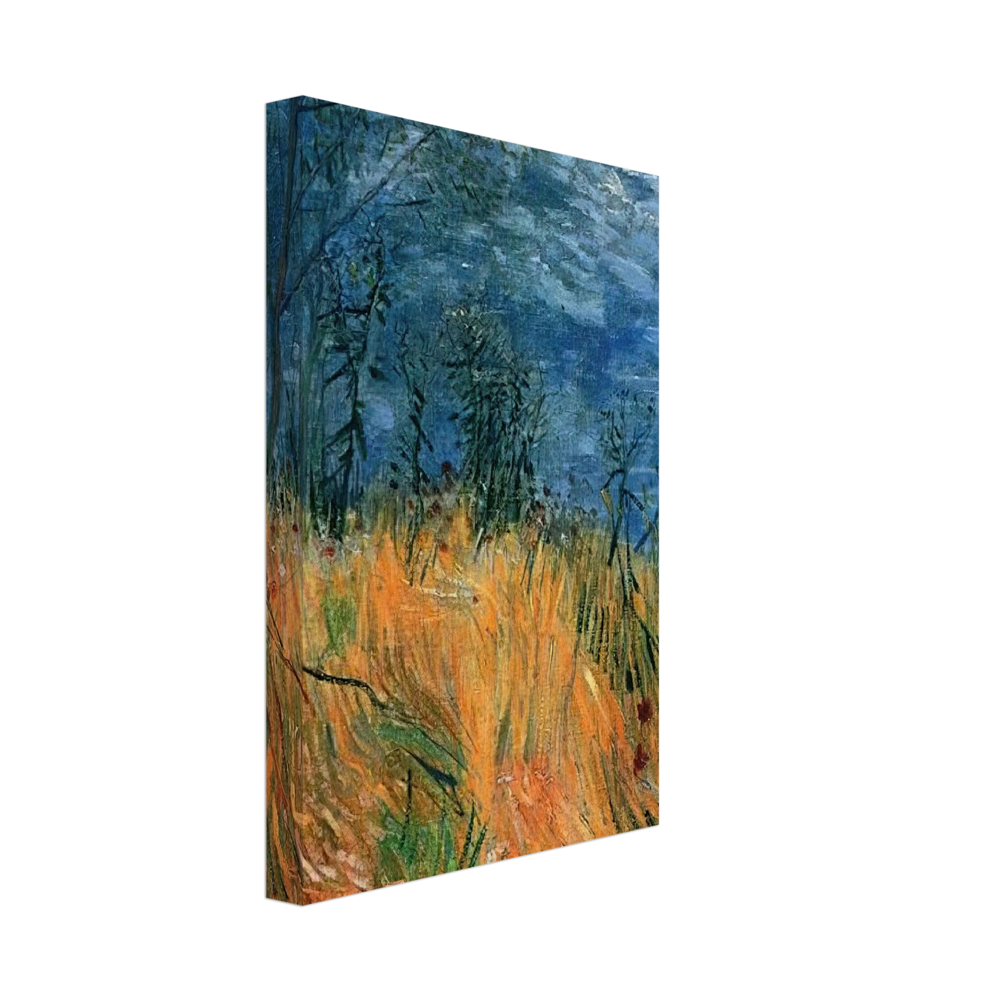 Vincent van Gogh - Edge of a Wheatfield with Poppies Canvas - 40x60 cm / 16x24 inches-canvas