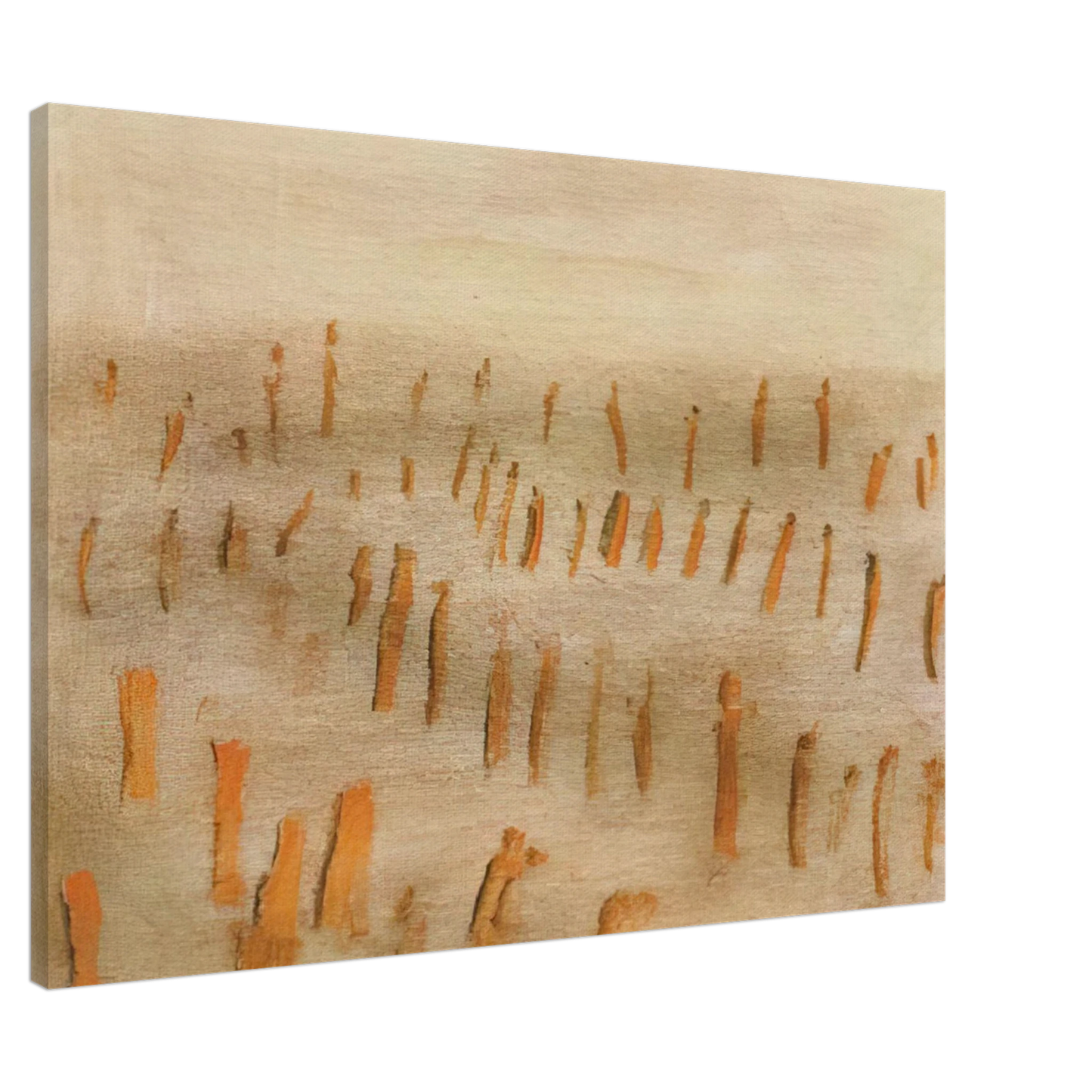 Henri Michaux - UNTITLED 3 Canvas - 20x30 cm / 8x12 inches-canvas