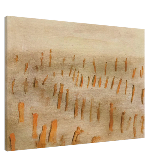 Henri Michaux - UNTITLED 3 Canvas - 20x30 cm / 8x12 inches-canvas