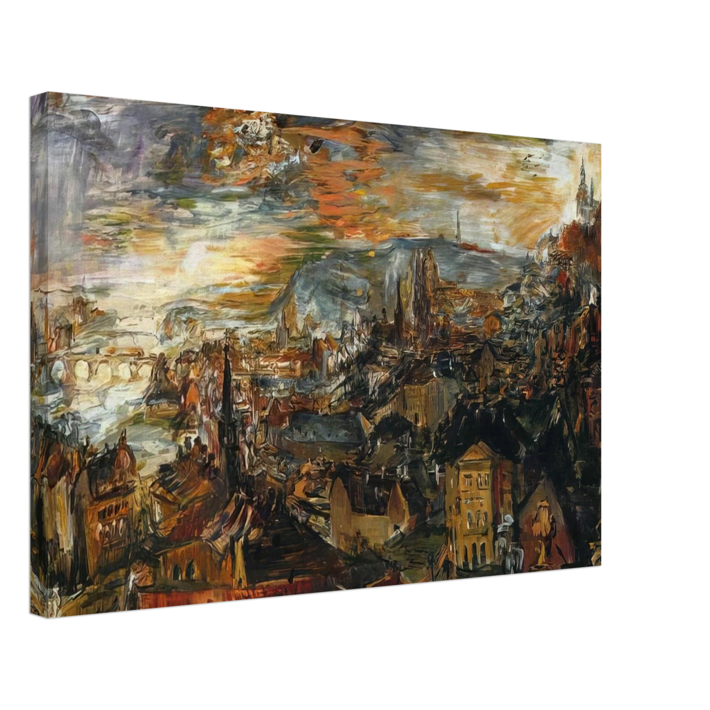 OSKAR KOKOSCHKA - NOT_DETECTED_235890 Canvas - 70x100 cm / 28x40 inches-canvas
