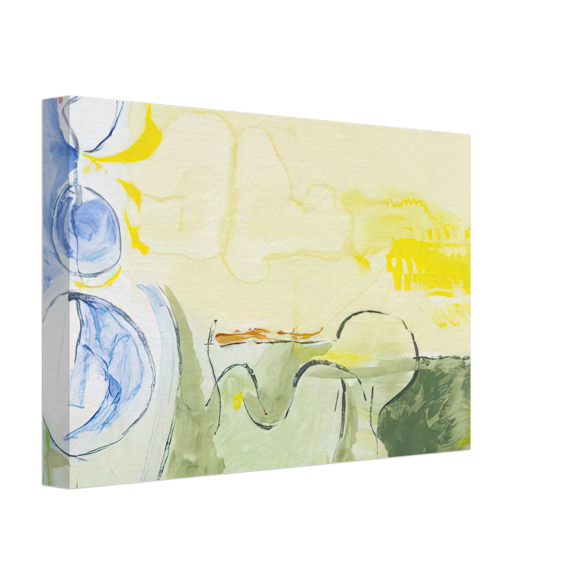 Helen Frankenthaler - Flotilla - 2006 Canvas - 40x60 cm / 16x24 inches-canvas