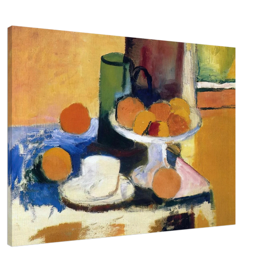 Henri Matisse - STILL LIFE WITH ORANGES II 1899 Canvas - 20x30 cm / 8x12 inches-canvas