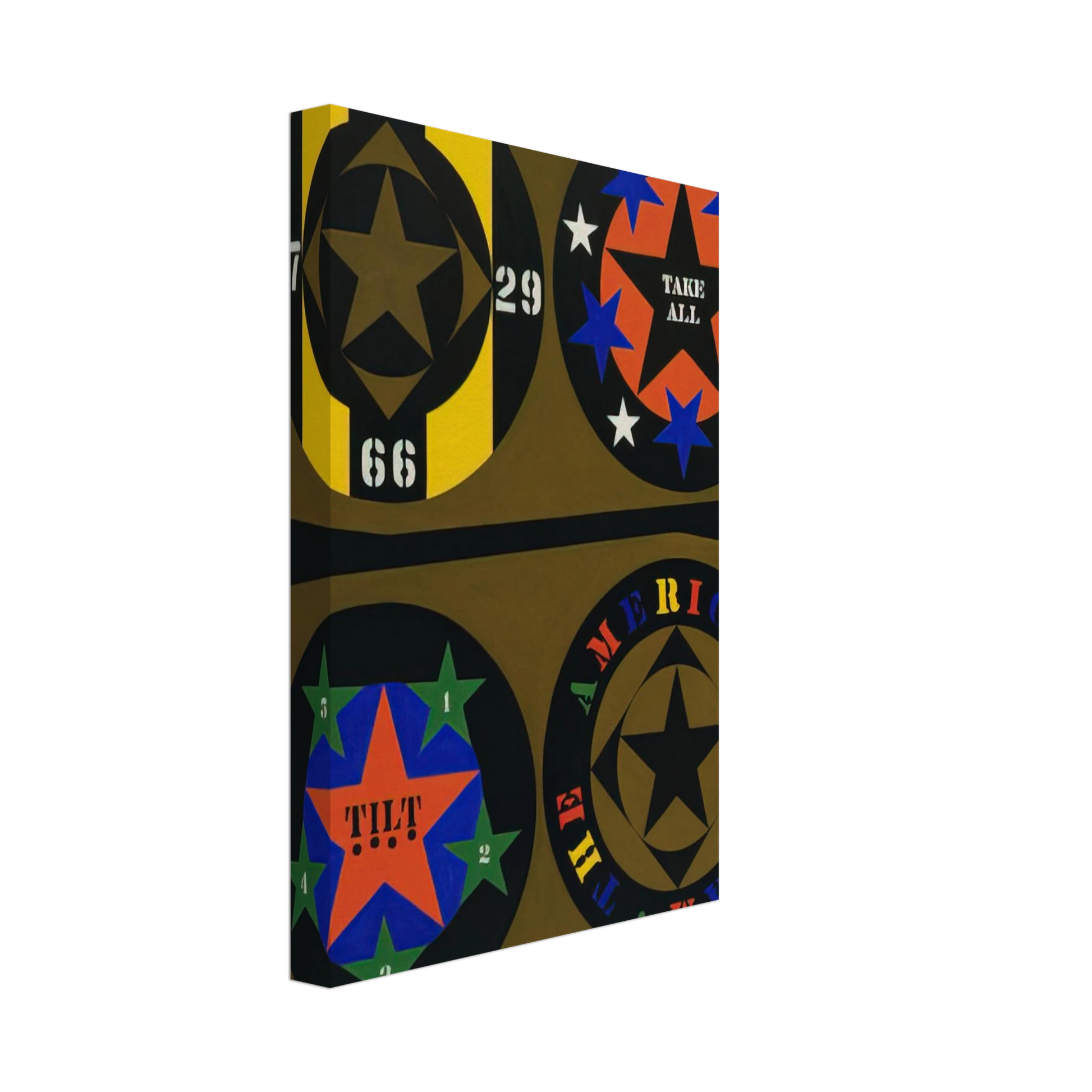 Robert Indiana - The American Dream, I Canvas - 40x60 cm / 16x24 inches-canvas