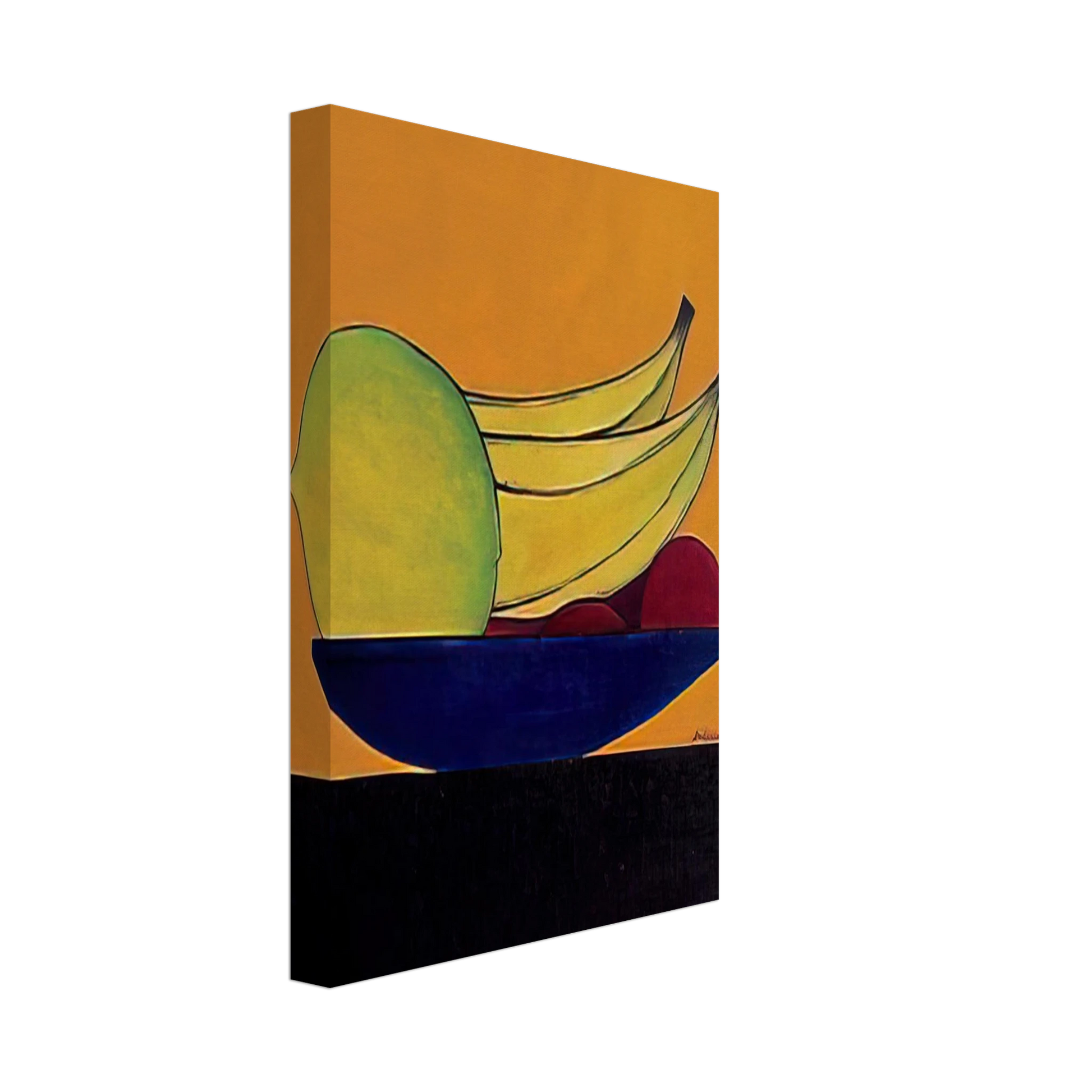 Aldemir Martins - Frutas - 1968 Canvas - 70x100 cm / 28x40 inches-canvas