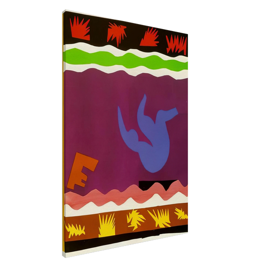 Henri Matisse - THE TOBOGGAN 1943 Canvas - 20x30 cm / 8x12 inches-canvas