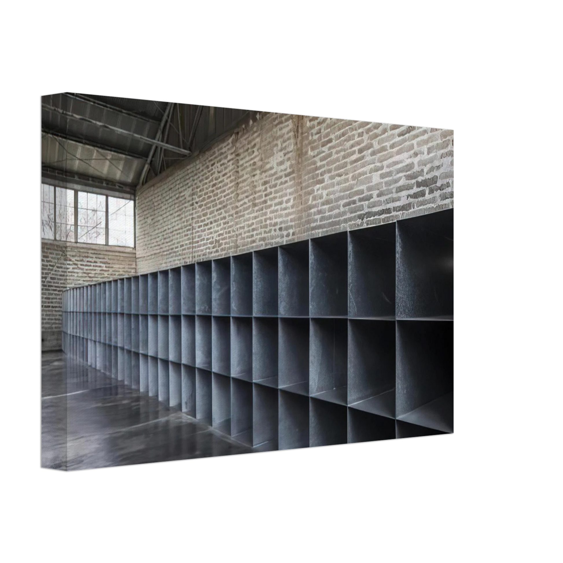 Donald Judd - Untitled The Block - 1969 Canvas - 70x100 cm / 28x40 inches-canvas