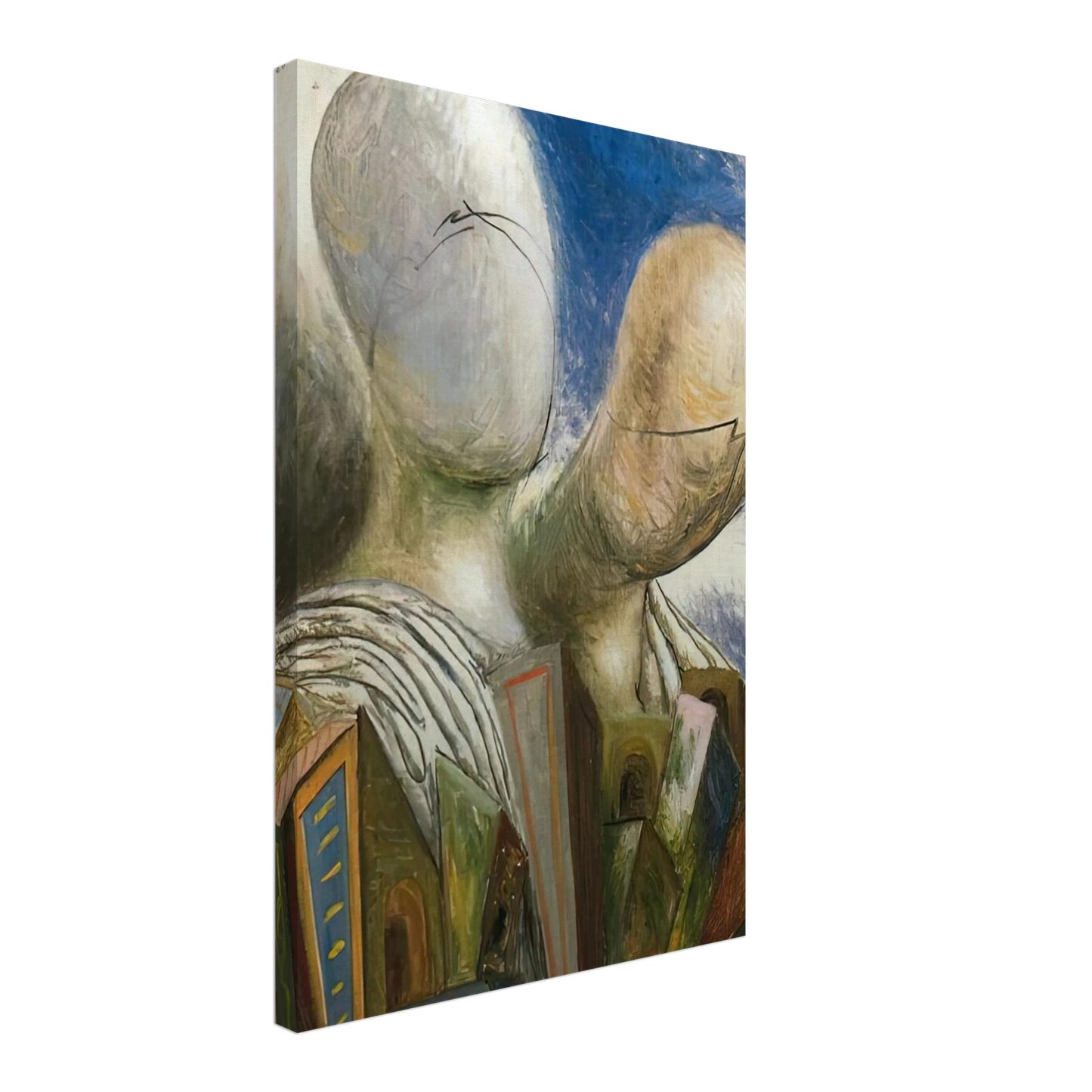 Giorgio de Chirico - THE SPOUSES 1926 Canvas - 70x100 cm / 28x40 inches-canvas