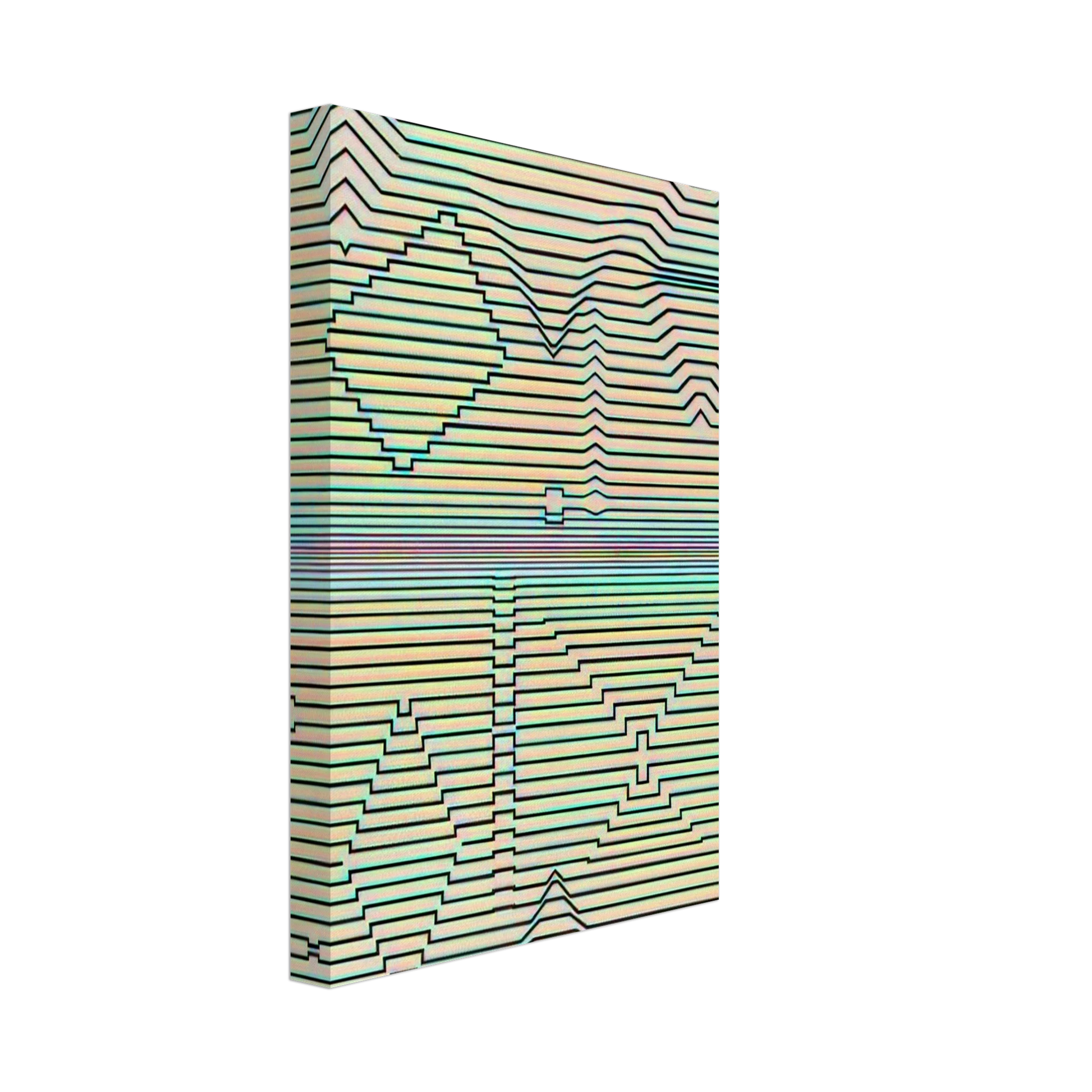 Victor Vasarely - Birth Canvas - 40x60 cm / 16x24 inches-canvas