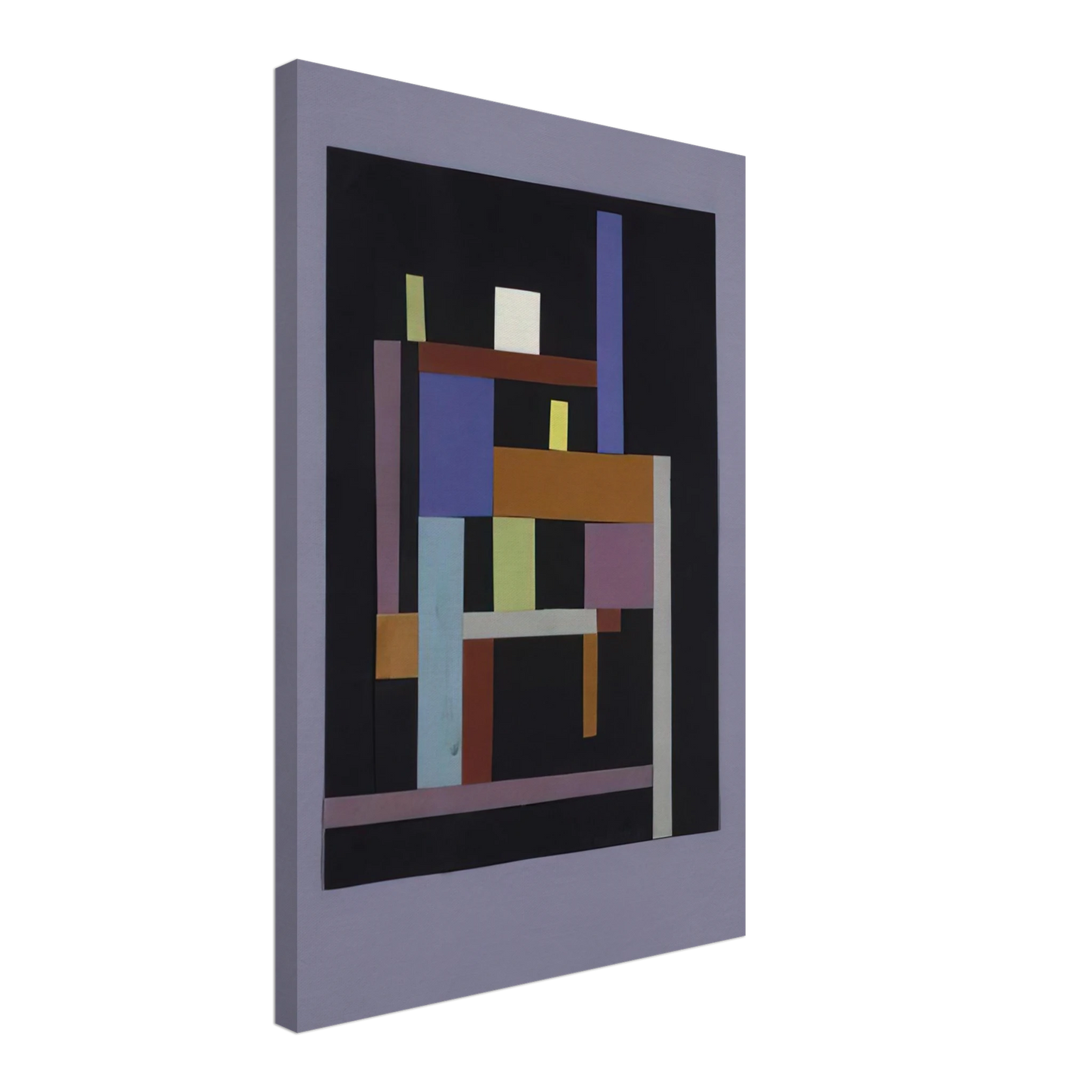 Ad Reinhardt - Collage - 1938 Canvas - 40x60 cm / 16x24 inches-canvas