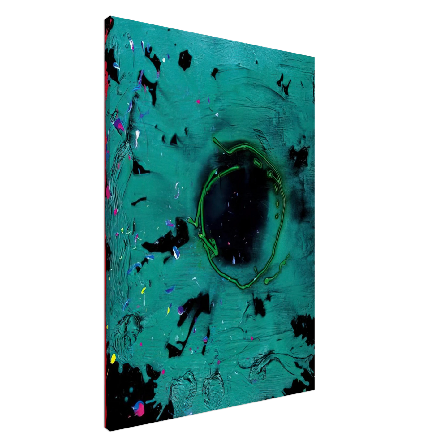 John Hoyland - Eyes That Dream - 20.3.08 Clifford Dies - 2008 Canvas - 20x30 cm / 8x12 inches-canvas