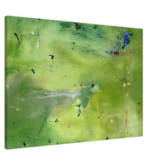Helen Frankenthaler - A Green Thought in a Green Shade - 1981 Canvas - Default Title-canvas