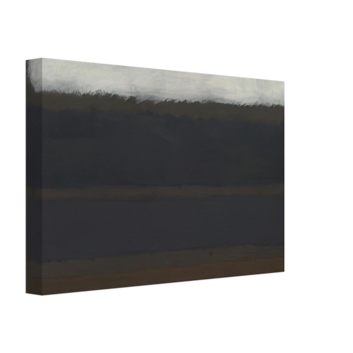 Mark Rothko - No. 14 Horizontals, White over Darks - 1961 Canvas - 70x100 cm / 28x40 inches-canvas