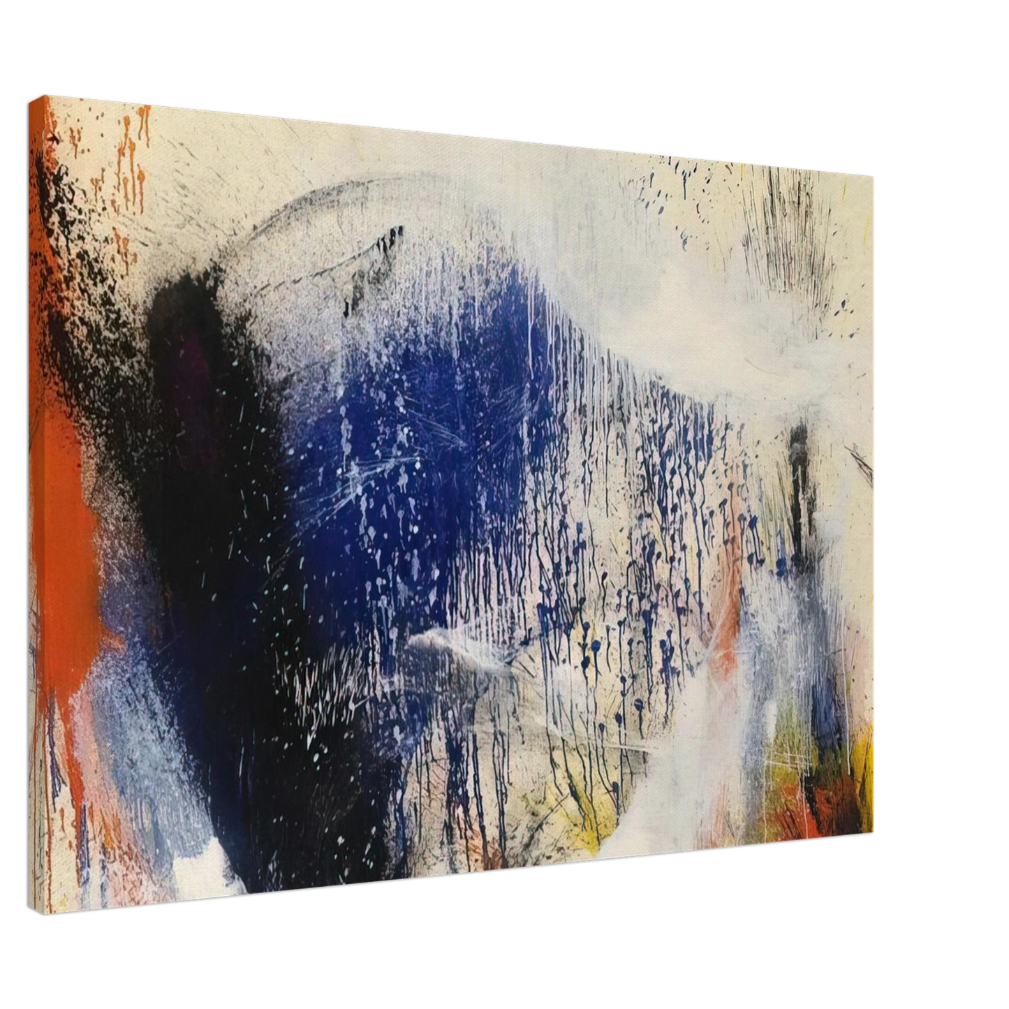 Helen Frankenthaler - Untitled - 1960 Canvas - 20x30 cm / 8x12 inches-canvas