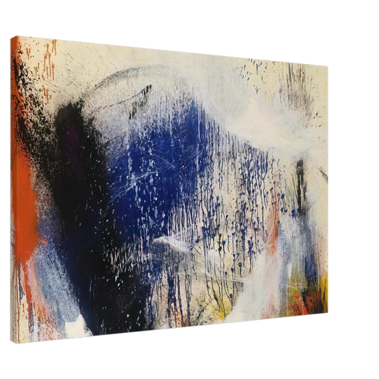 Helen Frankenthaler - Untitled - 1960 Canvas - 20x30 cm / 8x12 inches-canvas