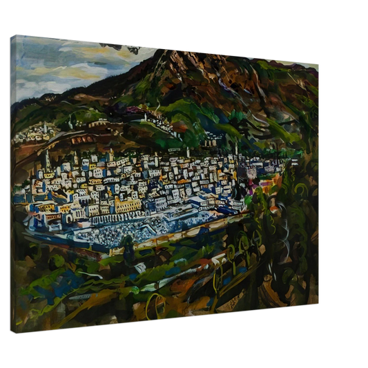 Ivan Albright - FEZ MOROCCO 1960 Canvas - 20x30 cm / 8x12 inches-canvas