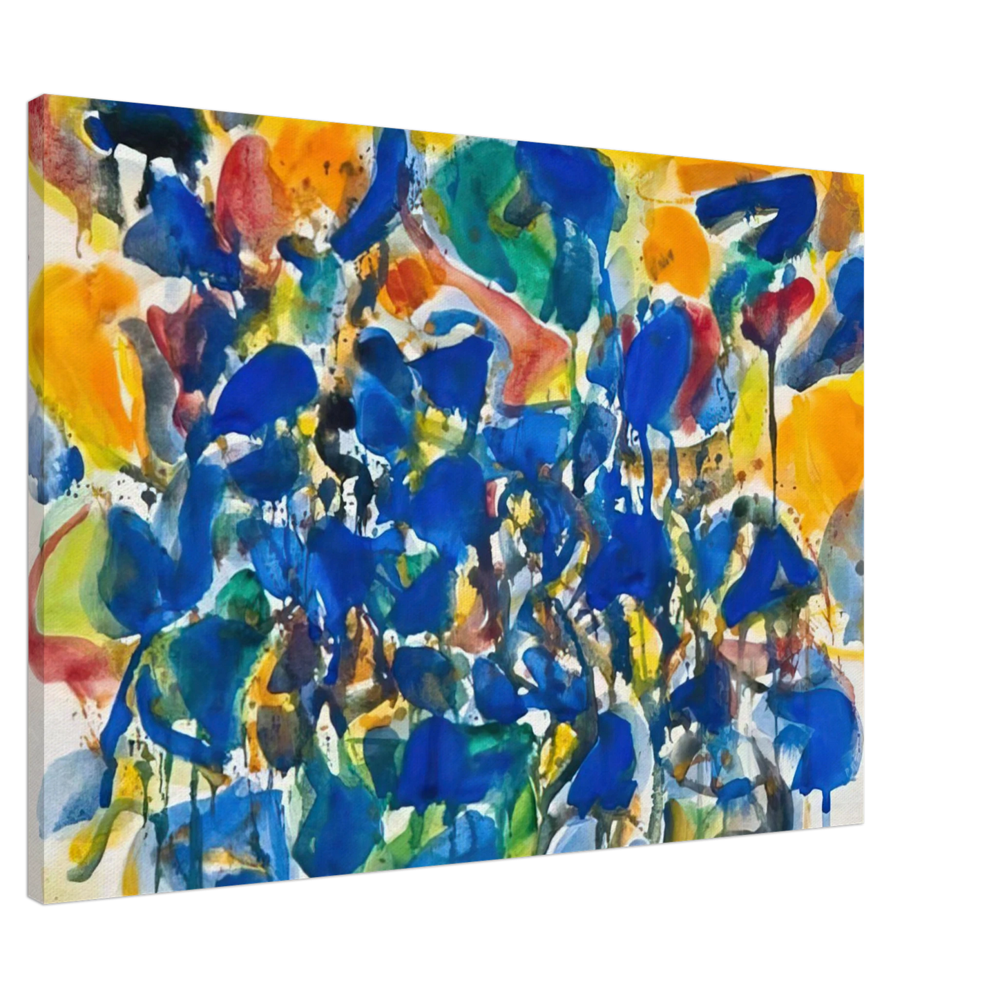 Sam Francis - Untitled  SF-56-003  Canvas - 20x30 cm / 8x12 inches-canvas