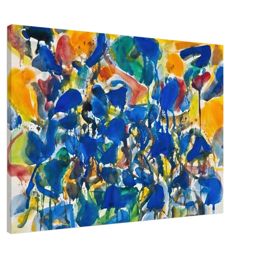Sam Francis - Untitled  SF-56-003  Canvas - 20x30 cm / 8x12 inches-canvas