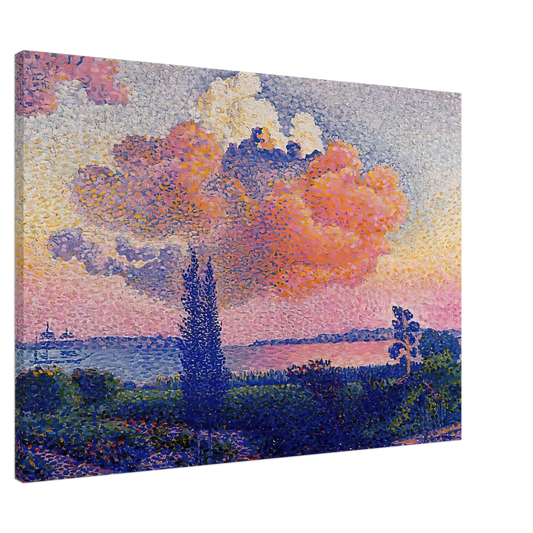 Henri-Edmond Cross - The Pink Cloud Canvas - 20x30 cm / 8x12 inches-canvas