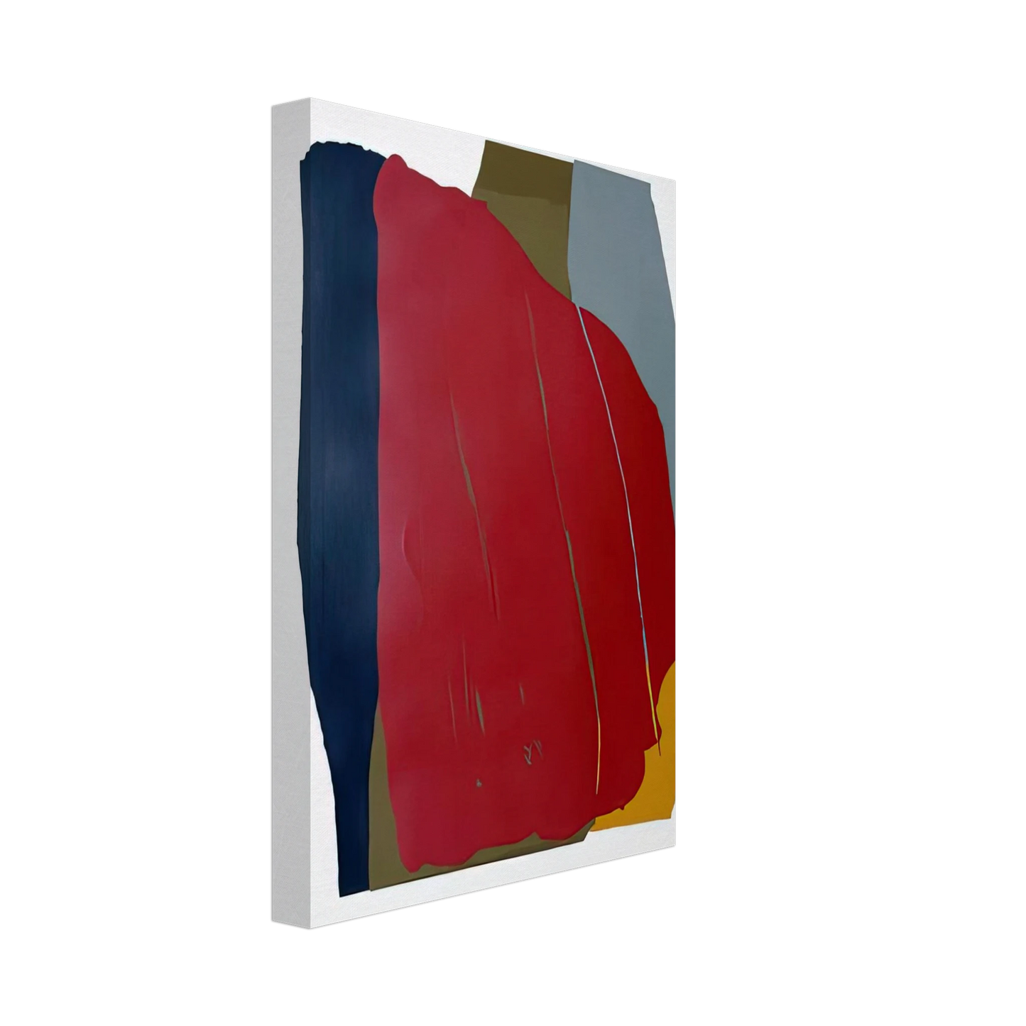 Larry Zox - Odon I - 1981 Canvas - 40x60 cm / 16x24 inches-canvas