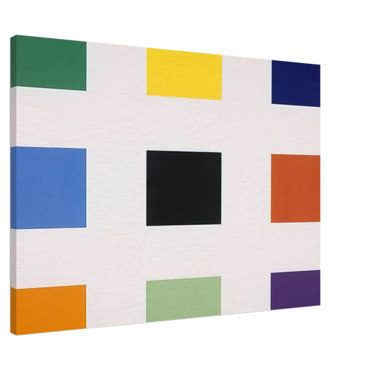 Ellsworth Kelly - Nine Squares Canvas - 20x30 cm / 8x12 inches-canvas