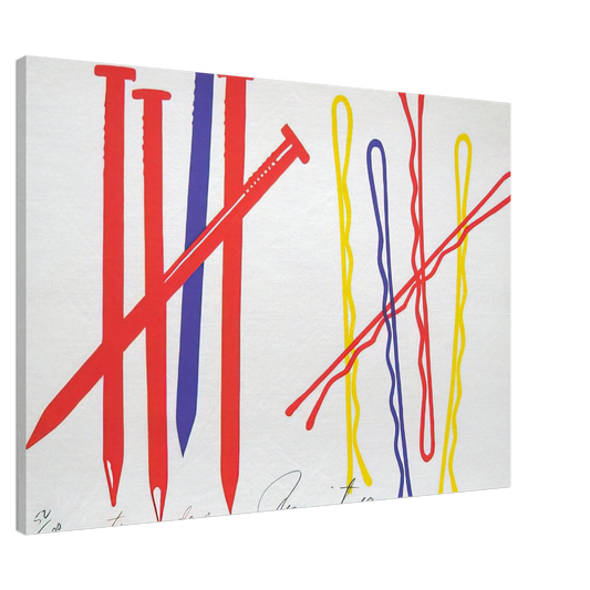 James Rosenquist - Ten Days Canvas - 20x30 cm / 8x12 inches-canvas