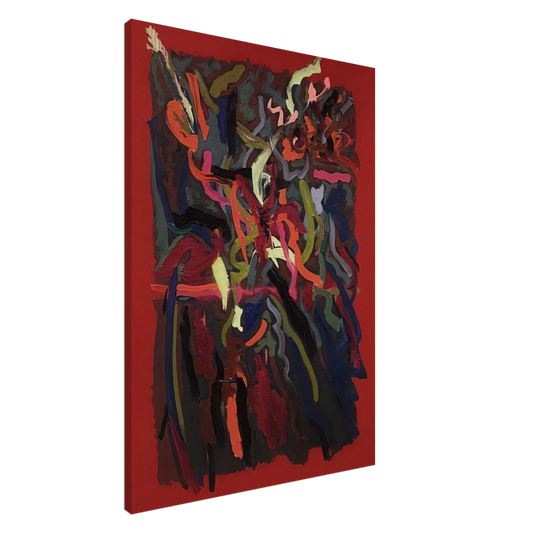 John Ferren - Untitled - 1963 Canvas - 20x30 cm / 8x12 inches-canvas