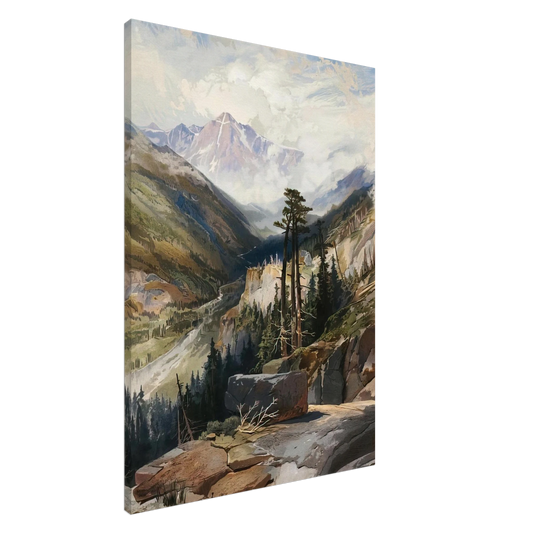 Thomas Moran - The Mountain of the Holy Cross Colorado Canvas - 20x30 cm / 8x12 inches-canvas