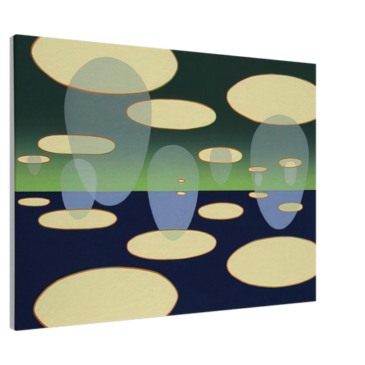 Clarence Holbrook Carter - Eschantos 31 - 1978 Canvas - 20x30 cm / 8x12 inches-canvas