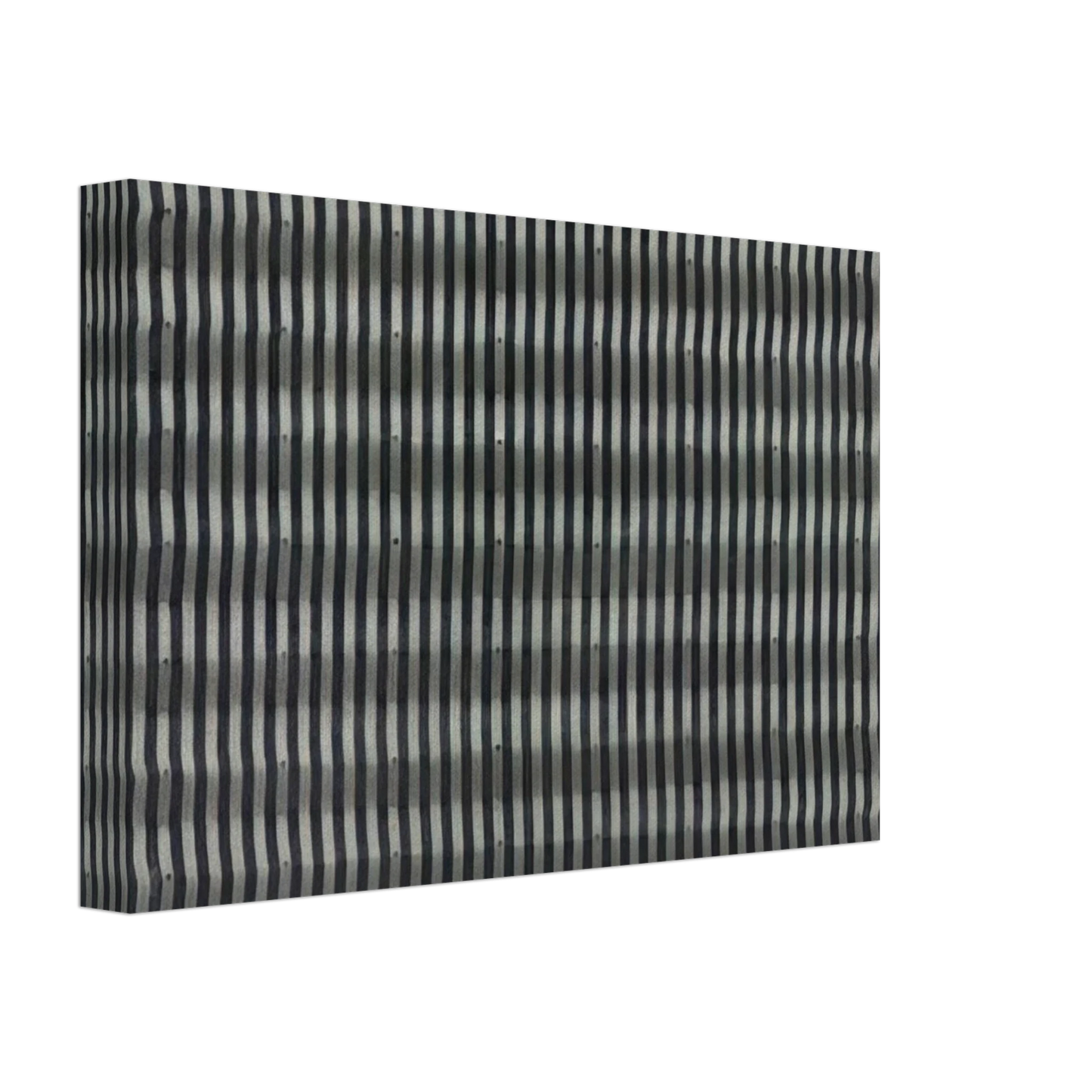Enrico Castellani - Untitled Striped Surface - 1961 Canvas - 70x100 cm / 28x40 inches-canvas