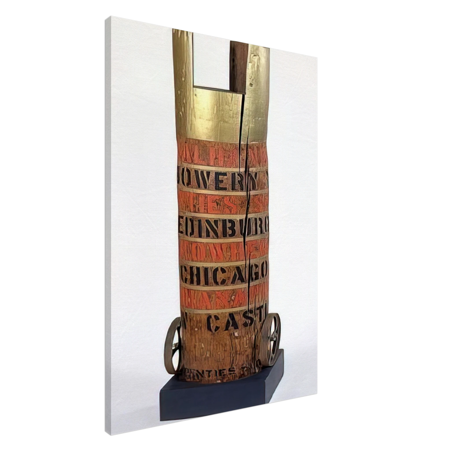 Robert Indiana - Bob's Column Canvas - 20x30 cm / 8x12 inches-canvas