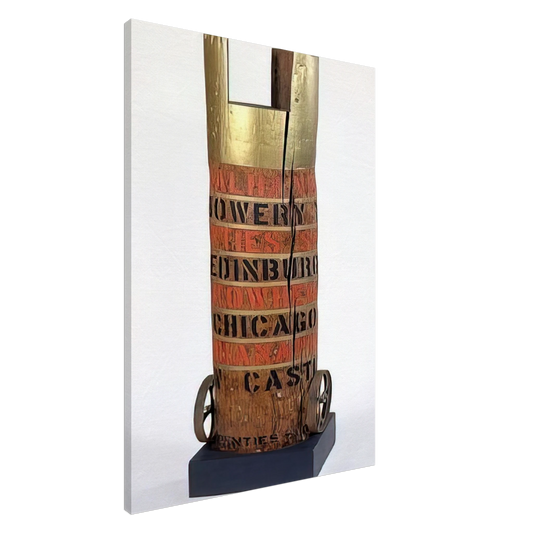 Robert Indiana - Bob's Column Canvas - 20x30 cm / 8x12 inches-canvas