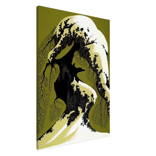 Eyvind Earle - Snow Laden Canvas - 20x30 cm / 8x12 inches-canvas