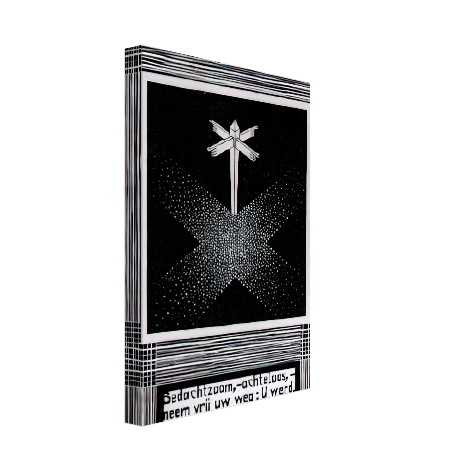 MC Escher - EMBLEMATA SIGNPOST Canvas - 70x100 cm / 28x40 inches-canvas