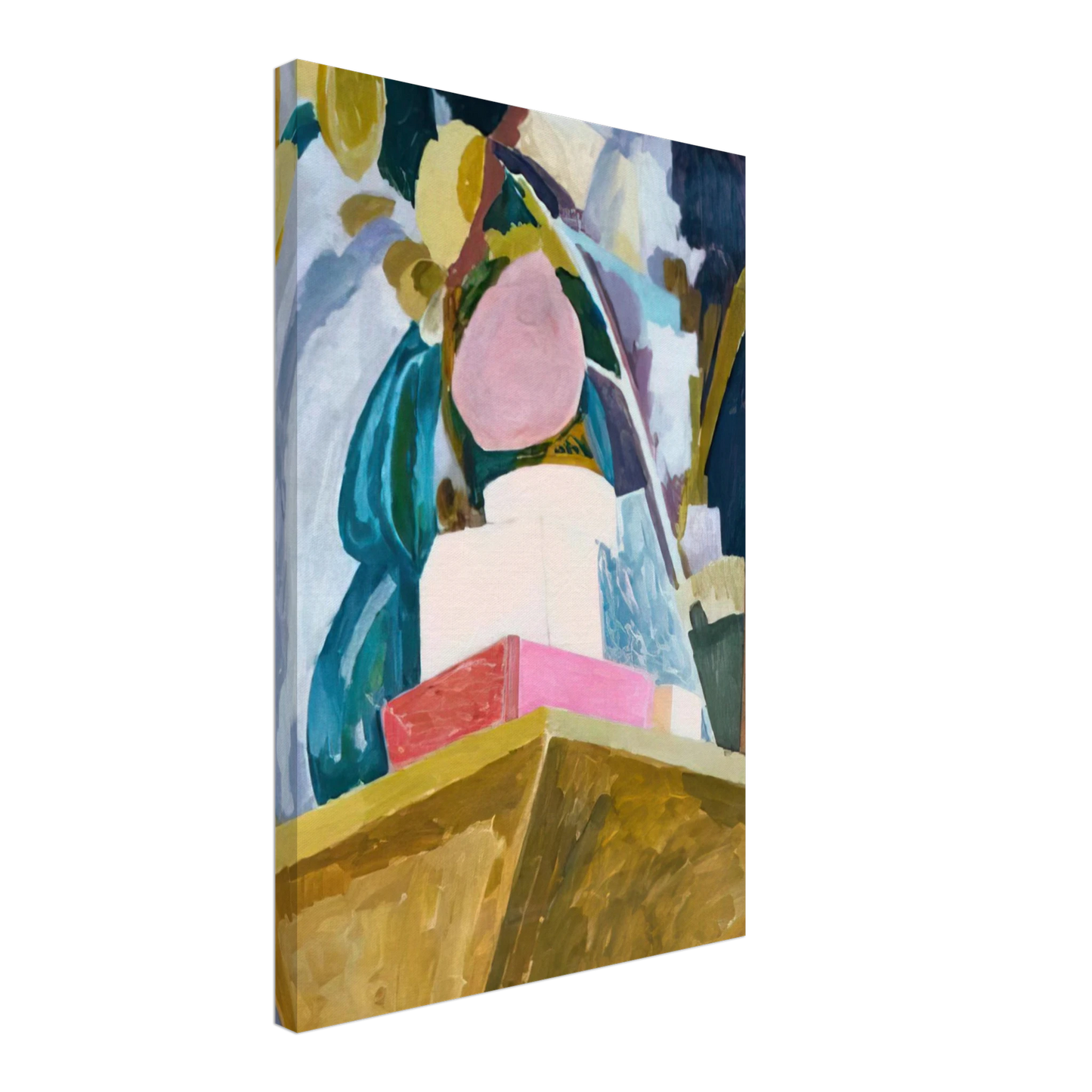 Vanessa Bell - STILL LIFE ON CORNER OF A MANTELPIECE 1914 Canvas - 70x100 cm / 28x40 inches-canvas