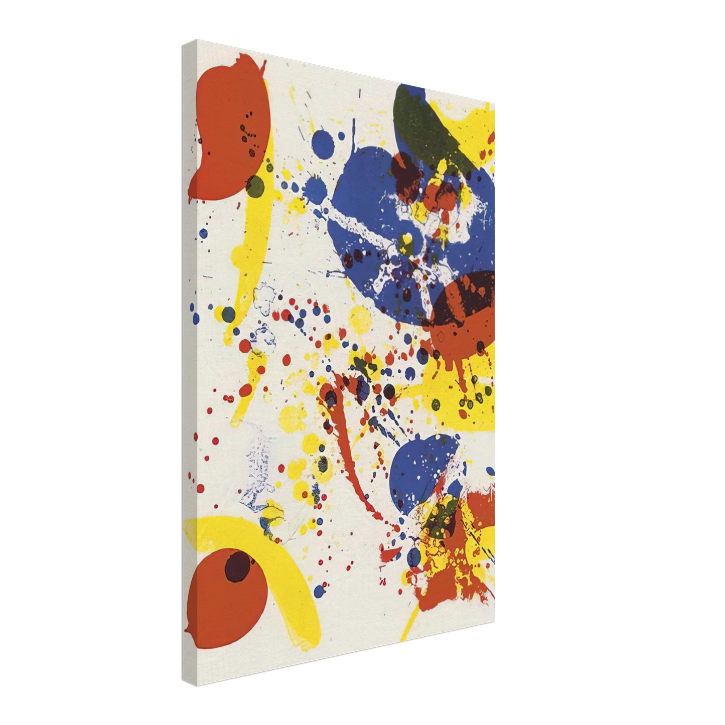 Sam Francis - Untitled  from Pasadena Box   Lembark L62  Canvas - 70x100 cm / 28x40 inches-canvas