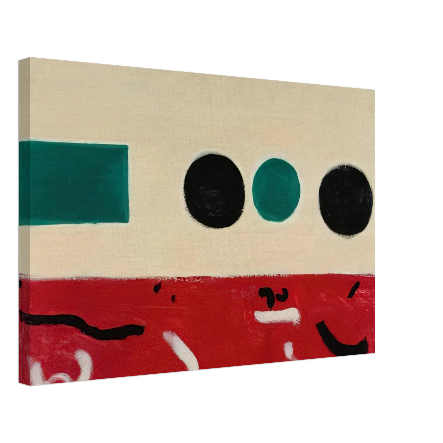 Adolph Gottlieb - Movement East to West - 1956 Canvas - 70x100 cm / 28x40 inches-canvas