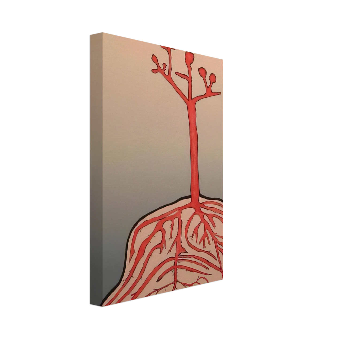 Louise Bourgeois - THE AINU TREE Canvas - 70x100 cm / 28x40 inches-canvas