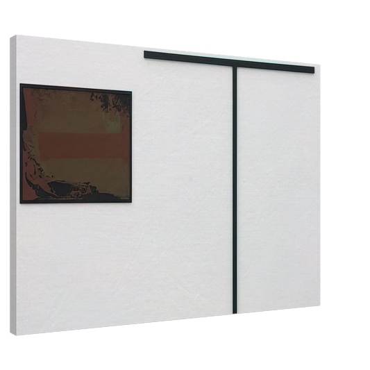 Blinky Palermo - untitled T-formiges Objekt mit Gouache - 1972 Canvas - 20x30 cm / 8x12 inches-canvas