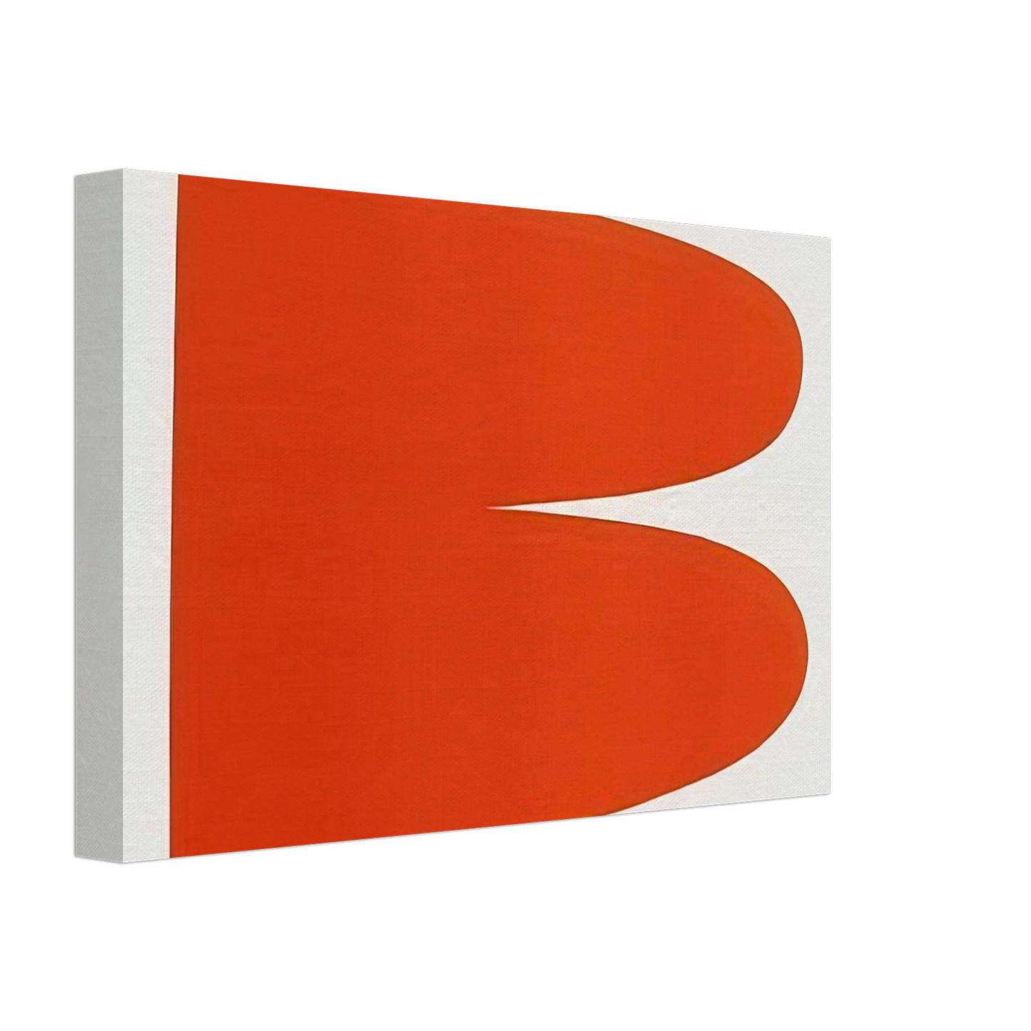 Ellsworth Kelly - Red-Orange from the Suite of Twenty-Seven Color Lithographs Canvas - 70x100 cm / 28x40 inches-canvas