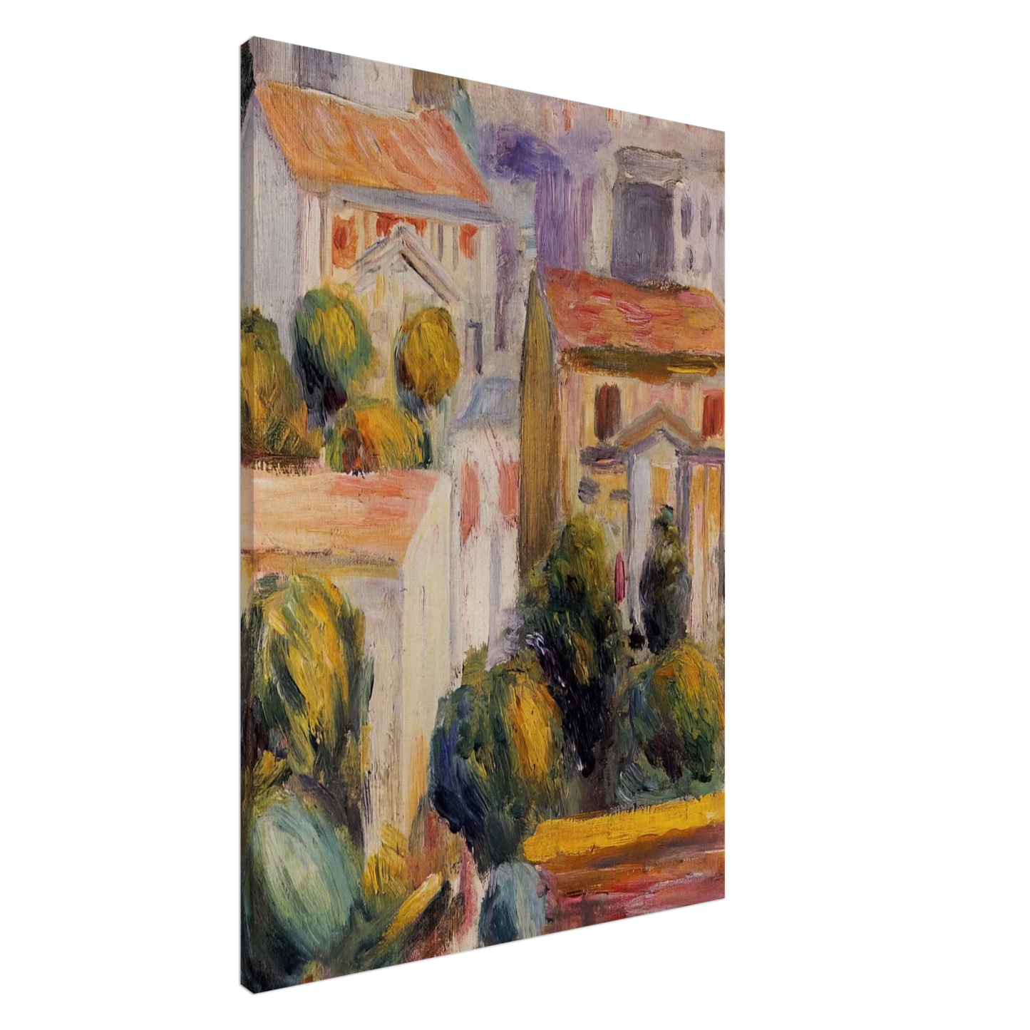 Pierre-Auguste Renoir - House at Cagnes Canvas - 20x30 cm / 8x12 inches-canvas