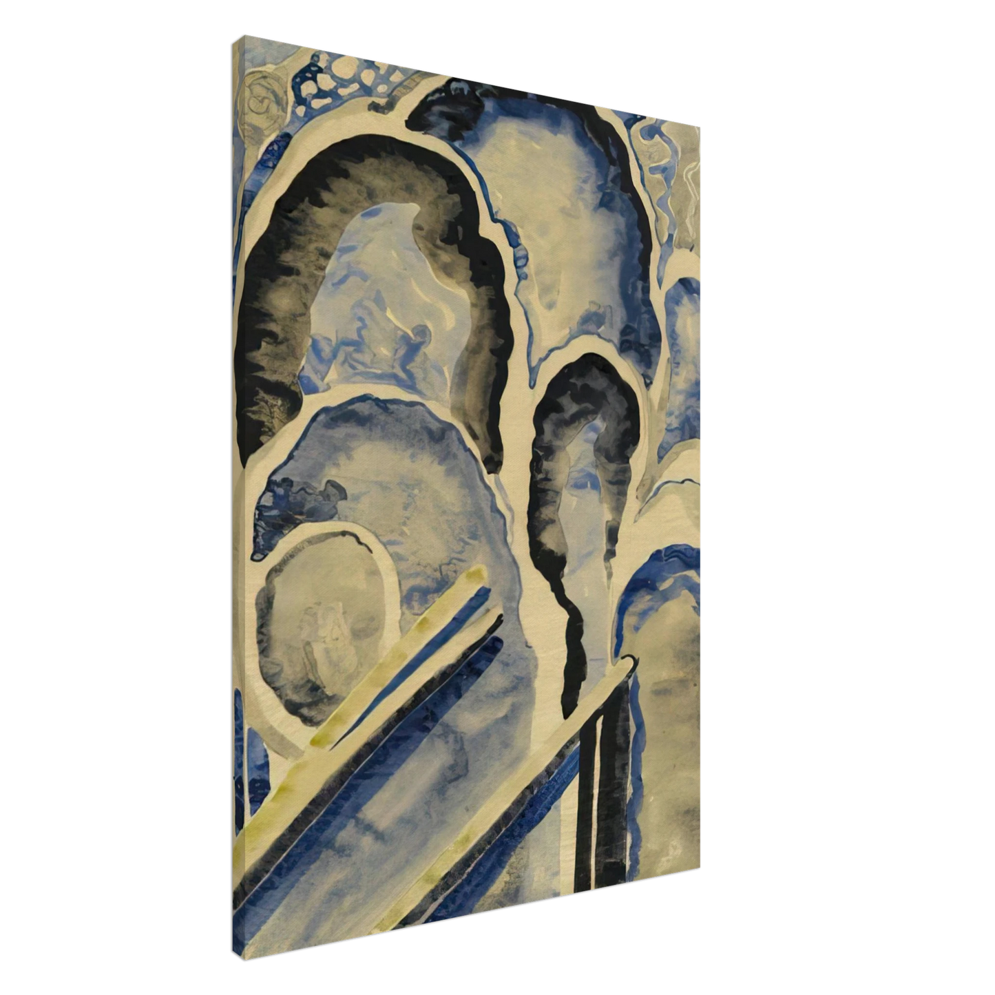 Georgia O'Keeffe - Blue-01 Canvas - 20x30 cm / 8x12 inches-canvas