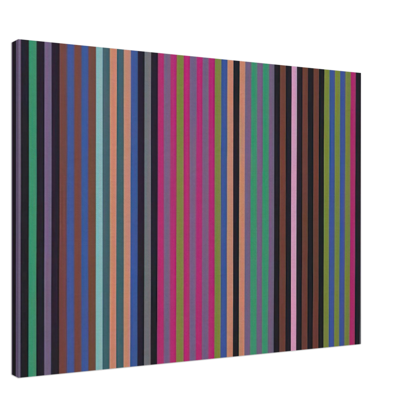 Gene Davis - King Kong - 1969 Canvas - 20x30 cm / 8x12 inches-canvas