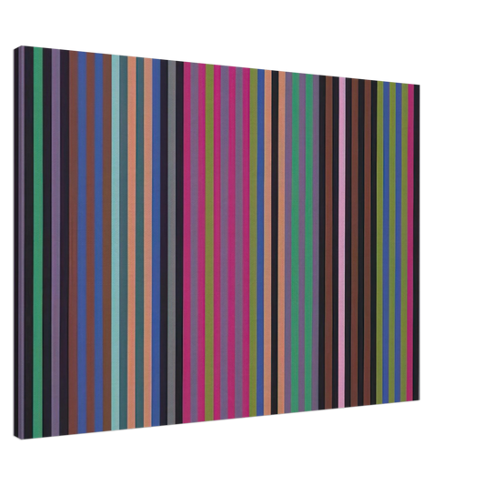 Gene Davis - King Kong - 1969 Canvas - 20x30 cm / 8x12 inches-canvas