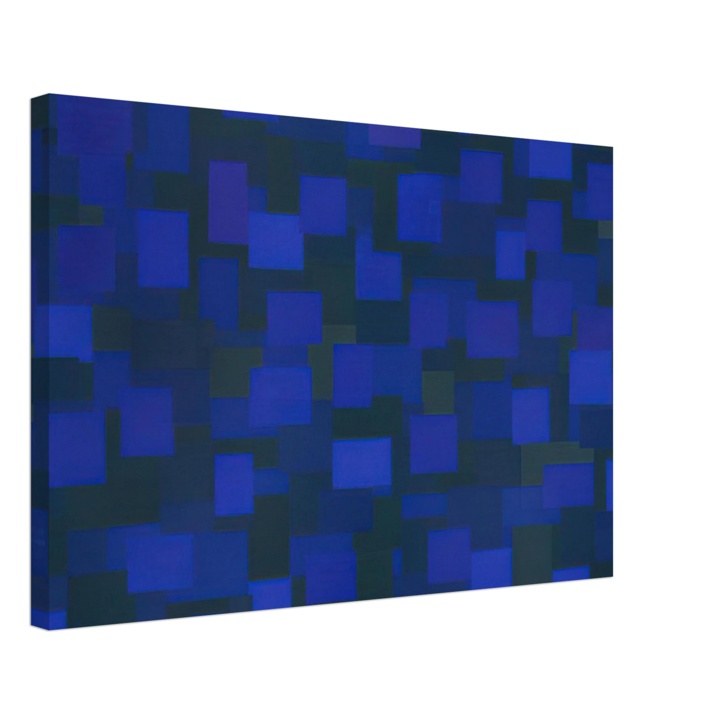 Ad Reinhardt - Number 88 Blue - 1950 Canvas - 40x60 cm / 16x24 inches-canvas