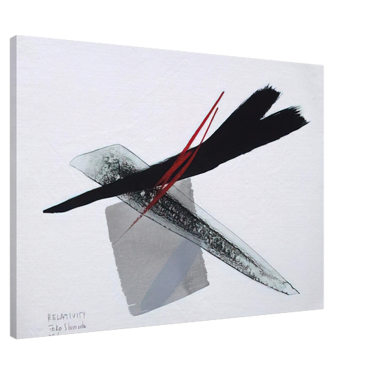 Toko Shinoda - Relativity - 2005 Canvas - 20x30 cm / 8x12 inches-canvas