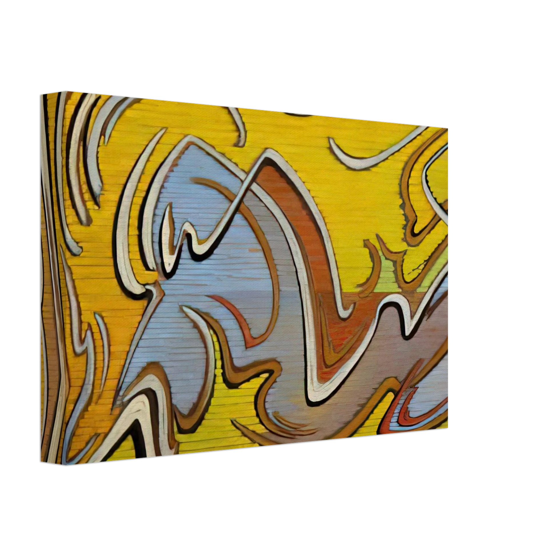 Lawren Harris - Calligraph Forming - 1958 Canvas - 40x60 cm / 16x24 inches-canvas