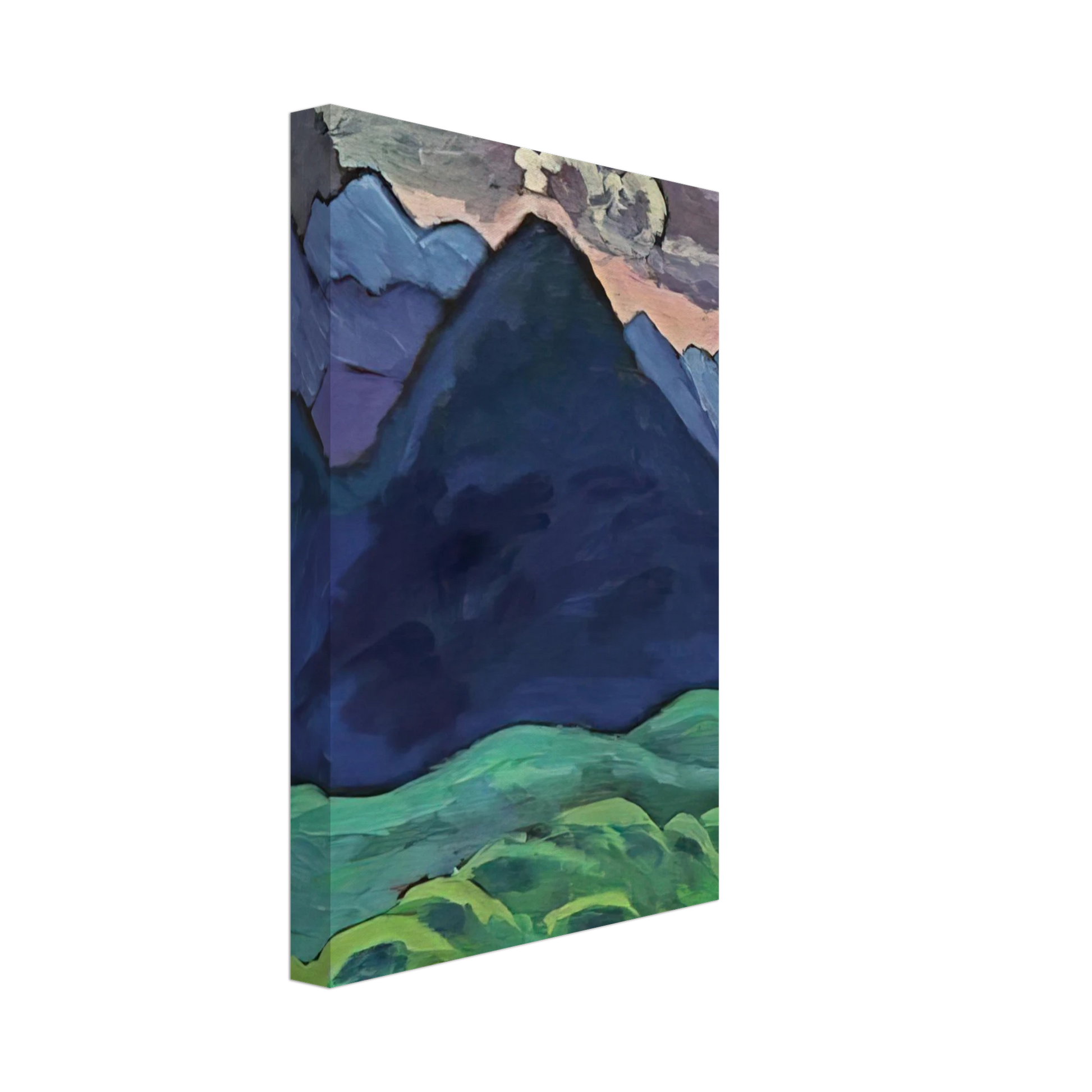 Gabriele Munter - BLAUER KEGELBERG 1930 Canvas - 70x100 cm / 28x40 inches-canvas