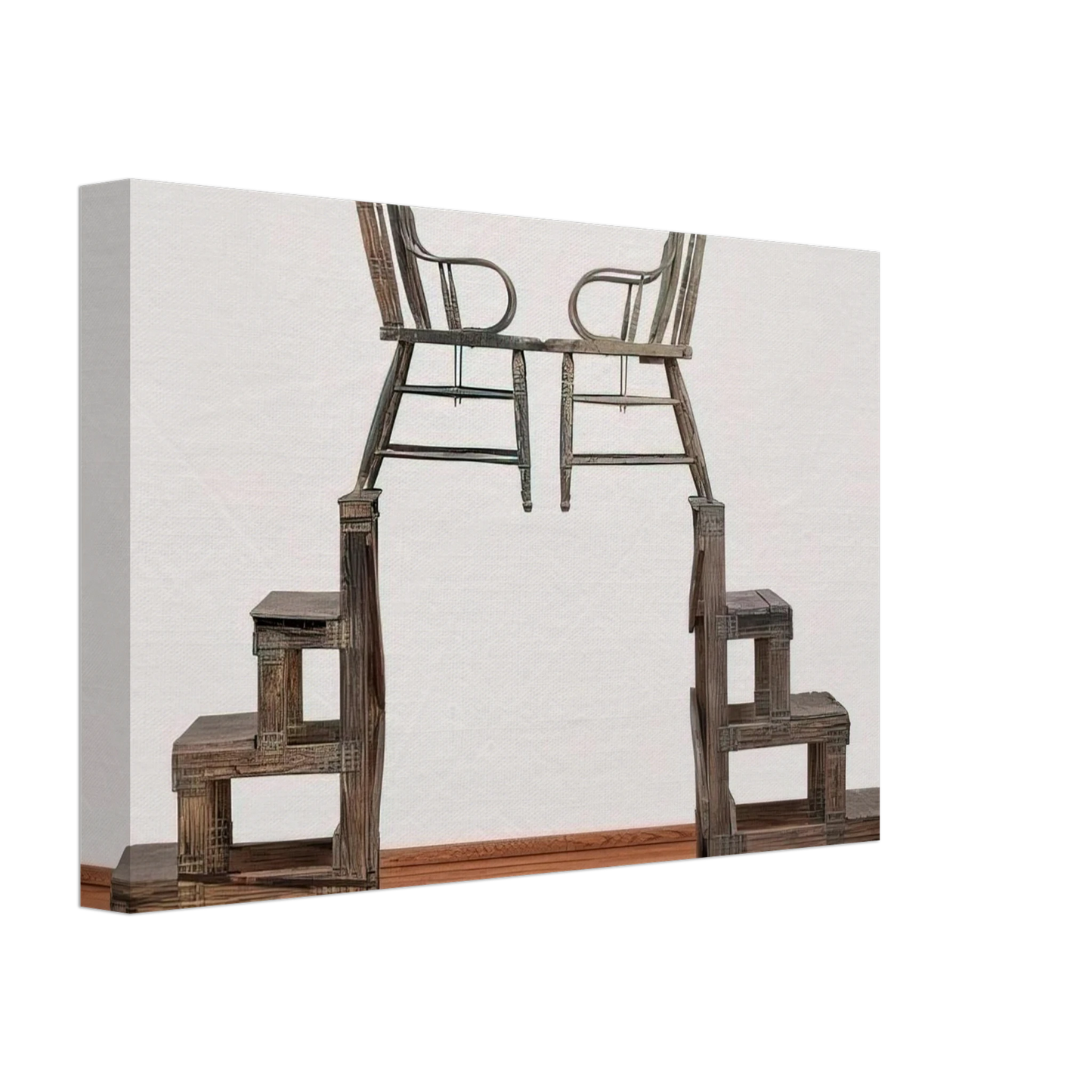 Robert Rauschenberg - THE ANCIENT INCIDENT KABAL AMERICAN ZEPHYR 1981 Canvas - 70x100 cm / 28x40 inches-canvas