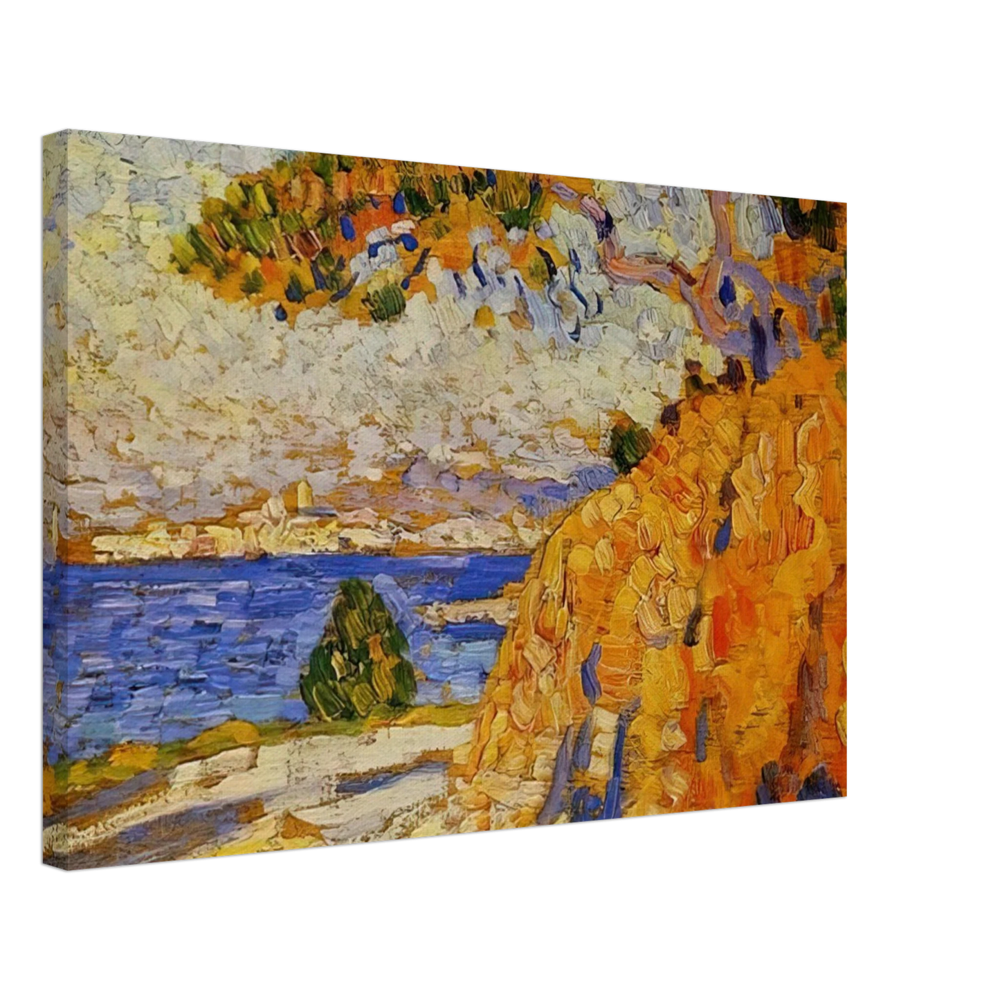 Theo van Rysselberghe - MIDI LANDSCAPE Canvas - 40x60 cm / 16x24 inches-canvas