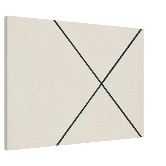 Ellsworth Kelly - Diagonal Lines Canvas - 20x30 cm / 8x12 inches-canvas